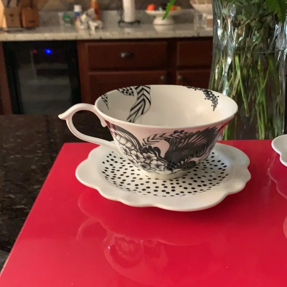 One Anthropologie cup and saucer